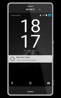 Xperia™ Theme - Black flat Ekran Görüntüsü 3