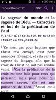 Bible en Français Louis Segond اسکرین شاٹ 3