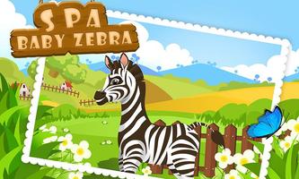 Baby Zebra SPA الملصق