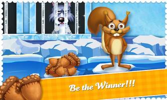 松鼠冰雪快跑: 冰河世紀 - 兒童遊戲 截图 3