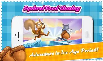 Squirrel Run Ice Age Food Dash Plakat