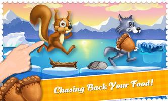松鼠冰雪快跑: 冰河世紀 - 兒童遊戲 截图 1