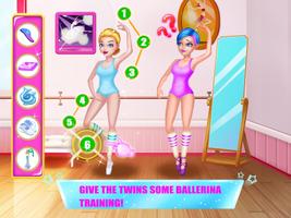 Twin Sisters Ballerina: Dance, capture d'écran 1