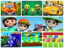 wheels on the bus go Nursery Rhymes Kids videos captura de pantalla 2