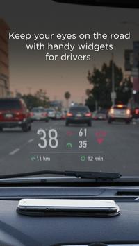 HUDMAP 小工具Widgets — 具有未来感的驾驶信息HUD平视显示应用 海报