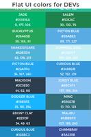 Flat UI colors for devs 海報