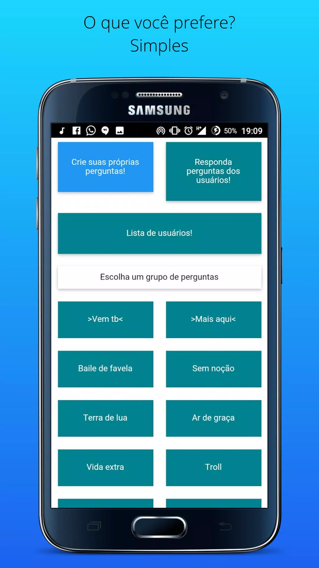 Download do APK de O que você prefere? para Android