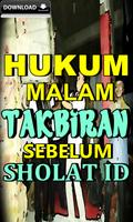 Hukum Takbir dan Malam Takbiran Sebelum Sholat Id Plakat