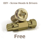 DIY Screw Heads & Drivers Free آئیکن