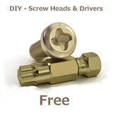 DIY Screw Heads & Drivers Free icône