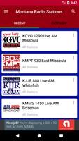 Montana Radio Stations Affiche