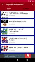 Virginia Radio Stations تصوير الشاشة 1