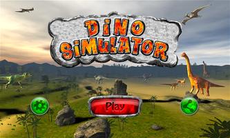 Dinosaurier-Simulator Plakat