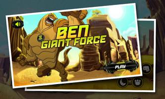 Alien Ben Humansaur Transform 2 -Giant Force Fight captura de pantalla 2