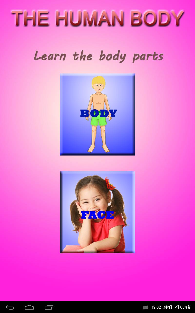 Body Parts learn. Мягкие тела на андроид