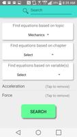 Physics Equations Cartaz