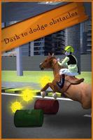 Carreras de caballos tráfico Poster