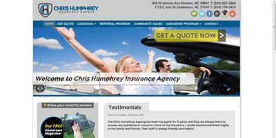 Chris Humphrey Insurance poster