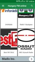 Hungary FM Radio Online Hungarian Radio Stations capture d'écran 2