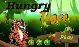 Hungry Tiger Target Affiche