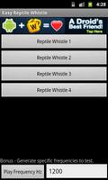 Easy Reptile Whistle Affiche