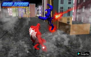 Iron Spider War Robot Superhero City Legend Battle capture d'écran 2