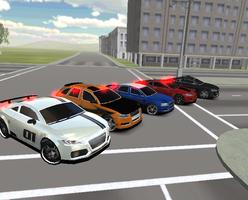 Luxury Car Drift Simulator 3D Affiche