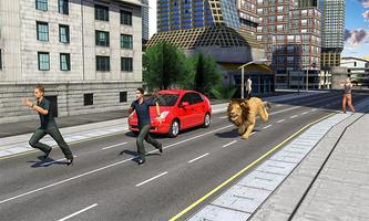 Angry Lion City Attack : Anima capture d'écran 1