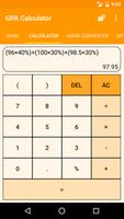 برنامه‌نما GPA Calculator عکس از صفحه