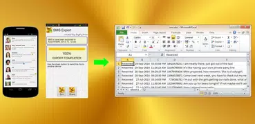 SMS Export