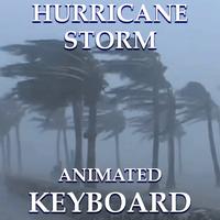 Hurricane Storm Keyboard Affiche