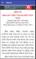 Điều lệ Hội Liên hiệp Thanh niên Việt Nam স্ক্রিনশট 2