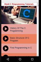 Hindi C Programming Tutorials Plakat