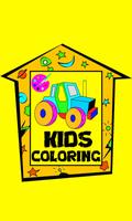 Kids Coloring Book Plakat