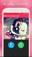 Romantic love videos capture d'écran 1