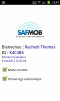 SAFMOB Géolocalisation mobile Ekran Görüntüsü 1