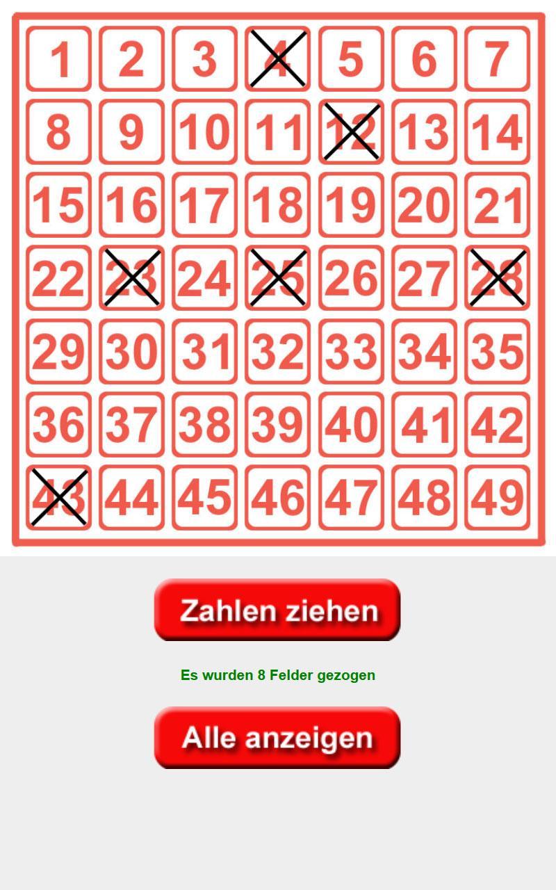 Lottozahlen Generator App