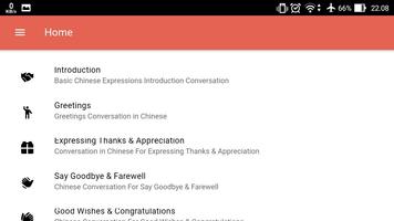 Easy Chinese : Learn Chinese Conversation ảnh chụp màn hình 3
