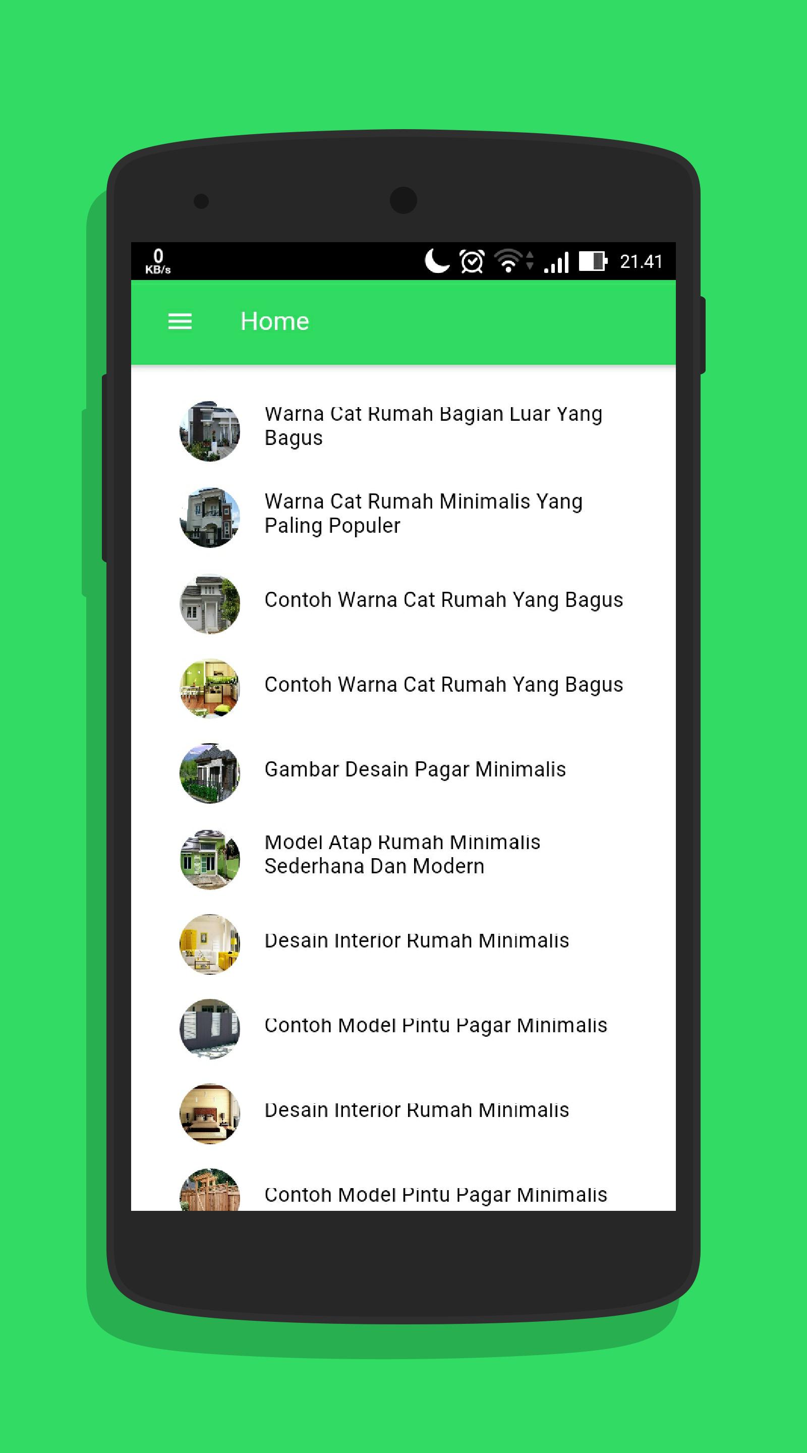 Kumpulan Desain Rumah Idaman Minimalis Rumahku For Android Apk