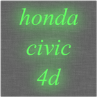 honda civic 4d icon