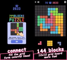 144 Blocks Puzzle Cartaz