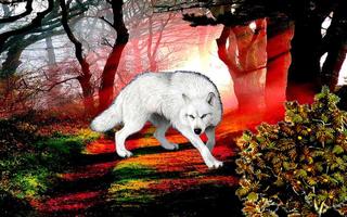 Lobo Wallpaper 3D imagem de tela 3