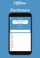 Spanish English Dictionary Affiche