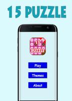 15 Puzzle الملصق