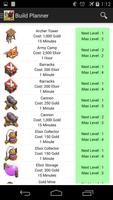 برنامه‌نما Planner for Clash of Clans عکس از صفحه