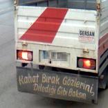 Kamyon Arkası Sözleri
