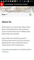 Hymns Radio captura de pantalla 1