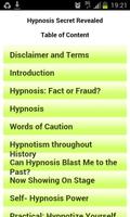 Hypnosis Secret Cartaz