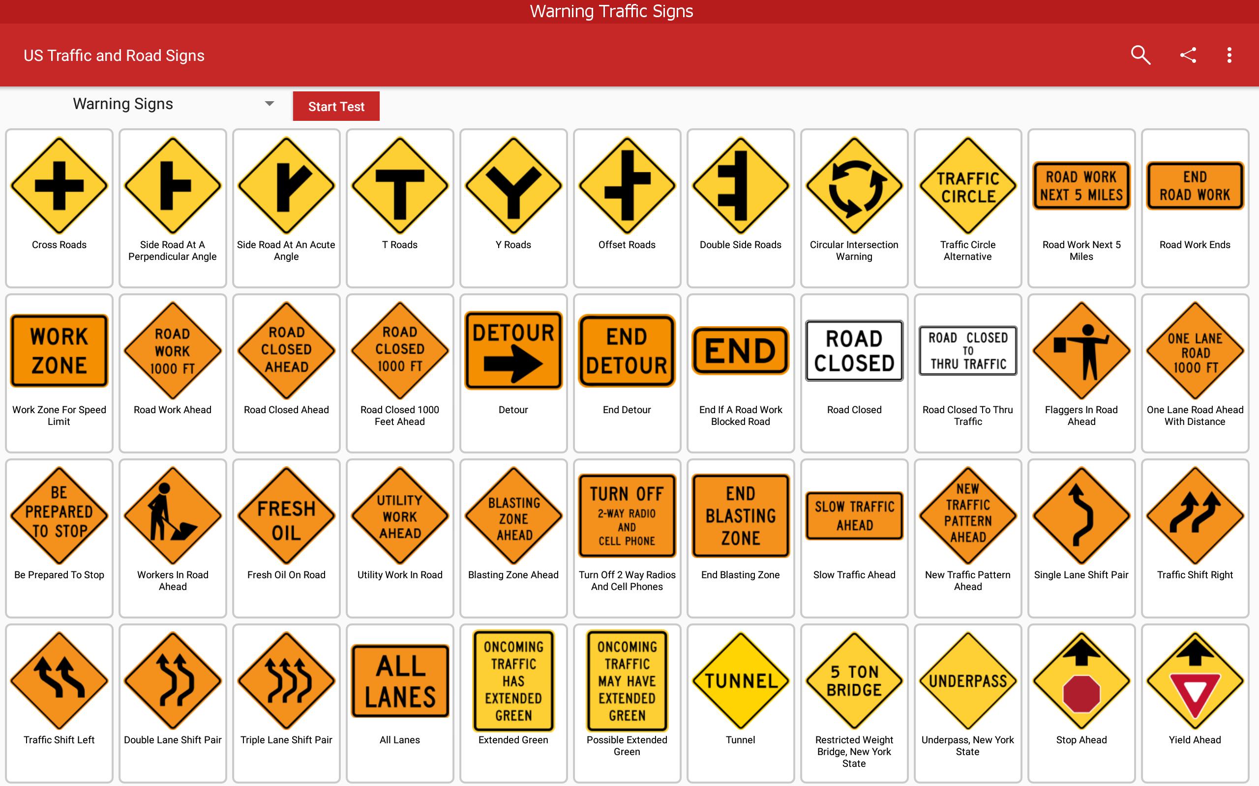 US Traffic and Road Signs for Android - APK Download