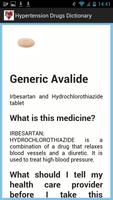 Hypertension Drugs Dictionary capture d'écran 1